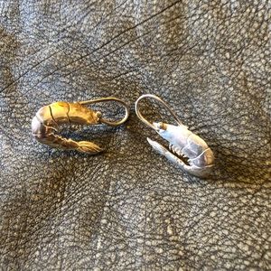 Sterling Silver shrimp earrings